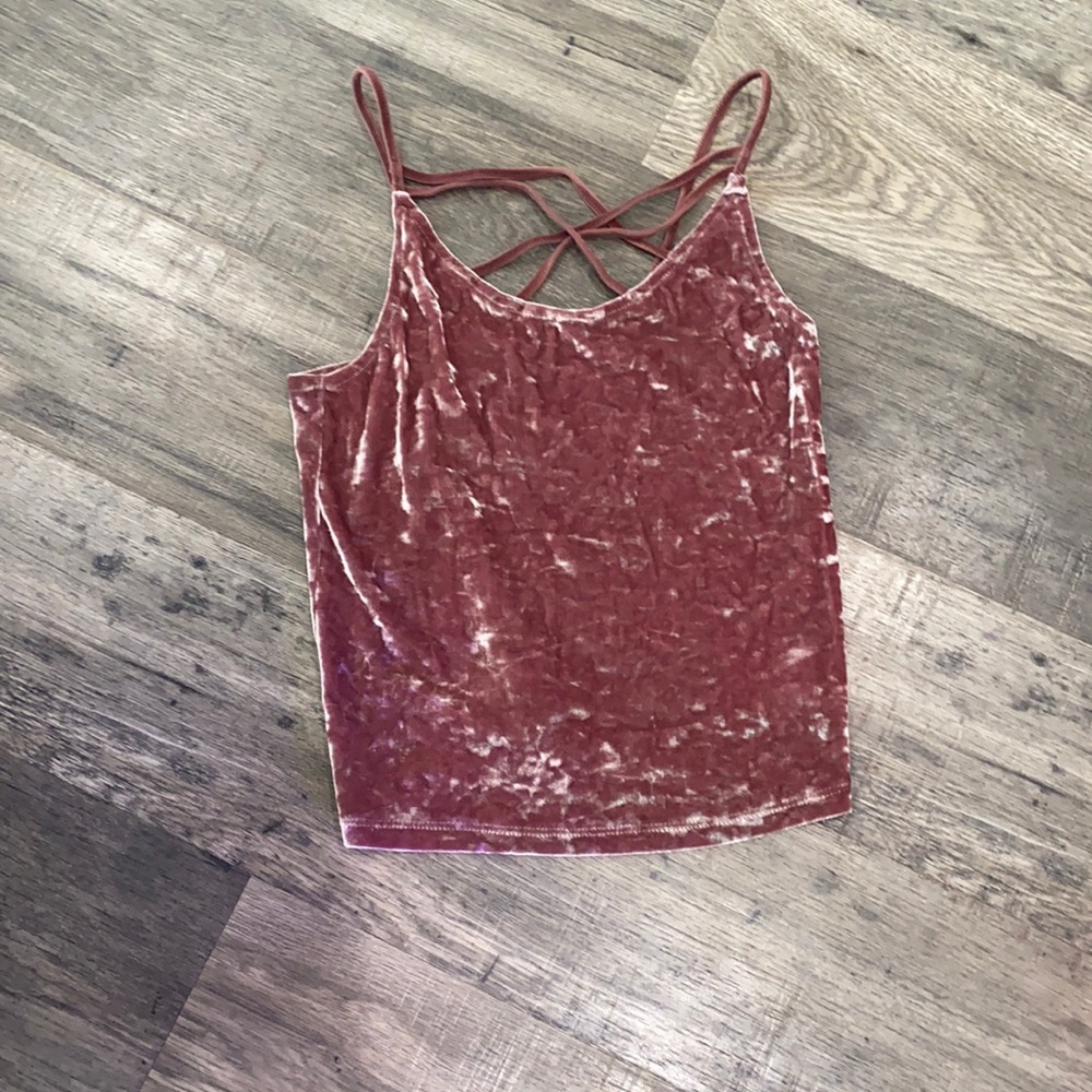 Velvet Pink Tank Top